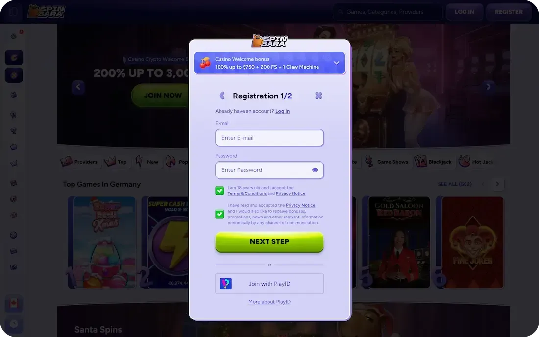 Spinbara Login